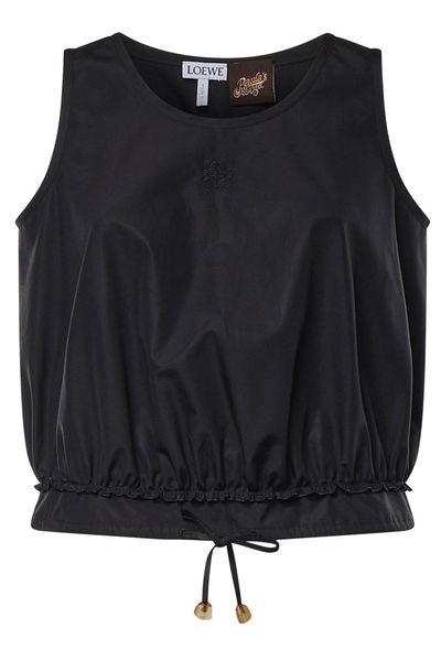 Loewe Paula's Ibiza Drawstring Sleeveless Top