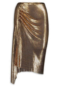 Paco Rabanne Drape Pression Chainmail Skirt