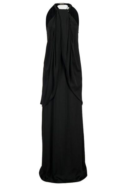 Stella McCartney Draped Satin Maxi Gown