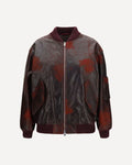 Valstar Oversized Crackle Bomber Jacket