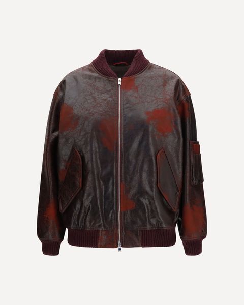 Valstar Oversized Crackle Bomber Jacket