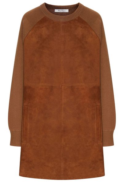 Max Mara Crewneck Knit Long-Sleeve Dress