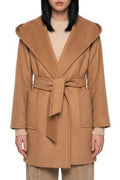 Max Mara Rialto Hooded Belted Coat