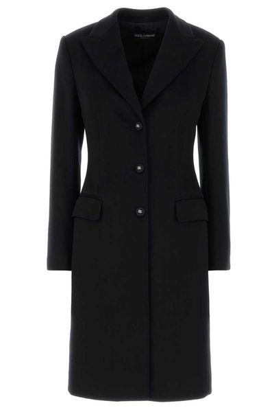 Dolce & Gabbana Single-Breasted Long Coat