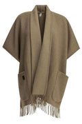 Ferragamo Fringed Easy Cape