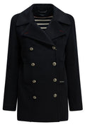 Saint James Double-Breasted Peacoat