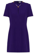 Versace Grain De Poudre Mini Dress