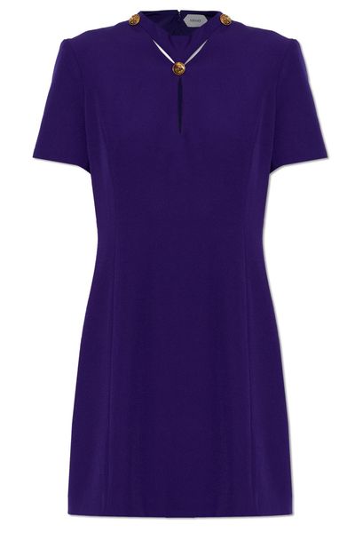 Versace Grain De Poudre Mini Dress