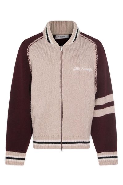 Golden Goose Deluxe Brand Logo Embroidered Zipped Cardigan