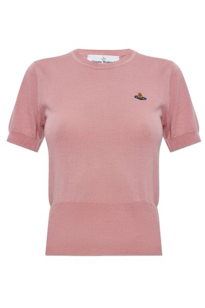 Vivienne Westwood Bea Short-Sleeve Knitted Top