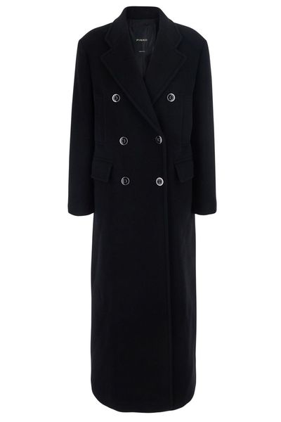 Pinko Long Double-Breasted Coat