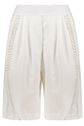 Alberta Ferretti High-Rise Pleated Shorts