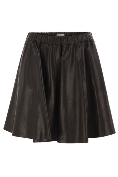 Brunello Cucinelli Polished Mini Circle Skirt