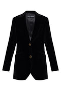Dolce & Gabbana Single-Breasted Velvet Blazer