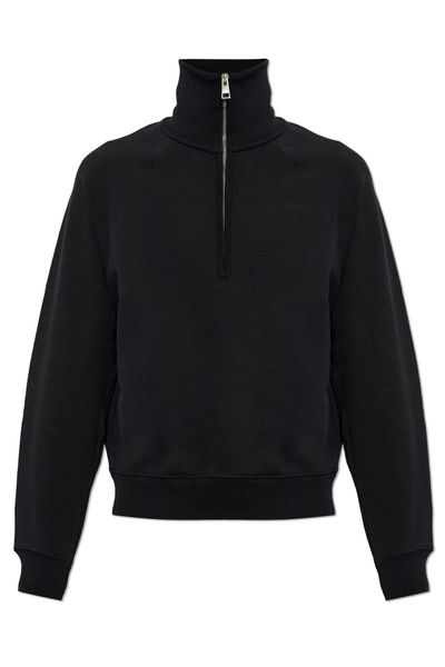 AMI Half Zip Logo Sweatshirt