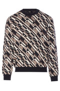 Fendi Logo Jacquard Crewneck Jumper