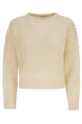 Max Mara Essen Perforated Crewneck Jumper