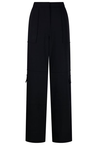 Ganni Twill Suiting Cargo Trousers