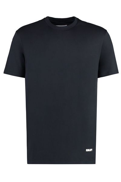 Jil Sander Logo Plaque Crewneck T-Shirt