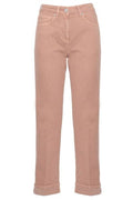 Peserico Cuffed Straight-Leg Jeans