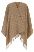 Gucci GG Monogrammed Fringed Cape