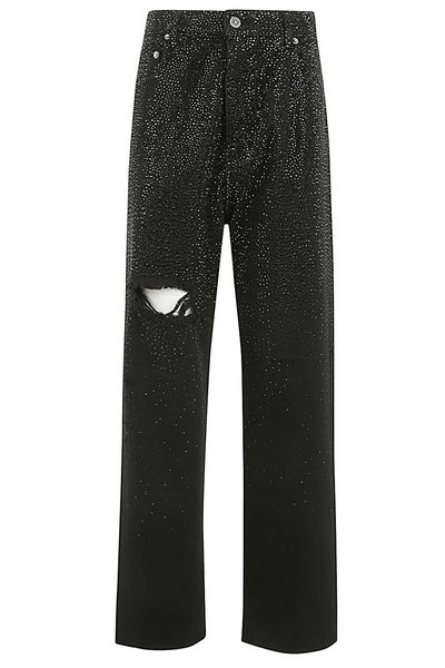 Golden Goose Deluxe Brand Embellished Distressed Trousers