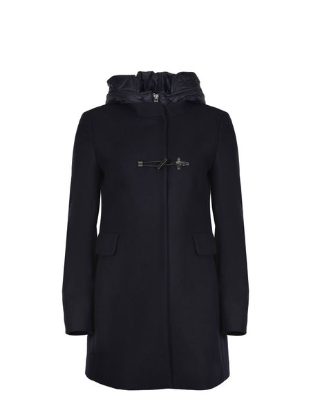 Fay Padded Hooded Wool Coat