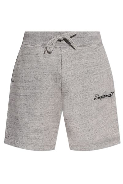 Dsquared2 Logo Embroidered Drawstring Shorts