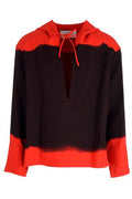 Ferragamo Gradient-Effect Drawstring Hoodie