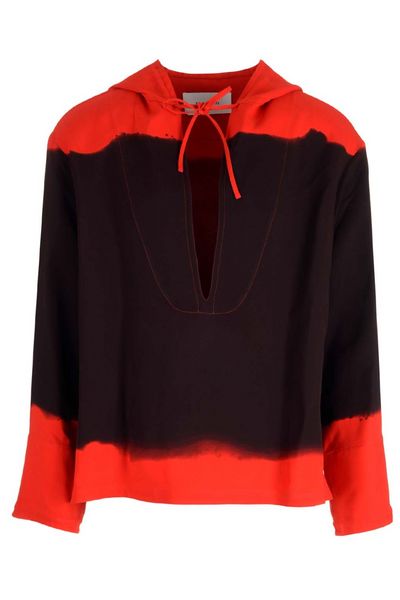 Ferragamo Gradient-Effect Drawstring Hoodie