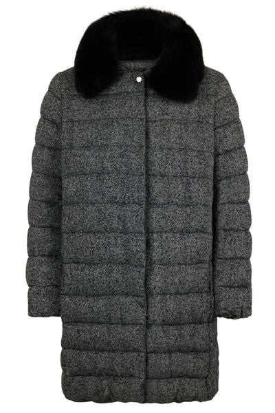 Moorer Agave Quilted Coat