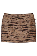Elisabetta Franchi Raffia-Effect Print Mini Skirt
