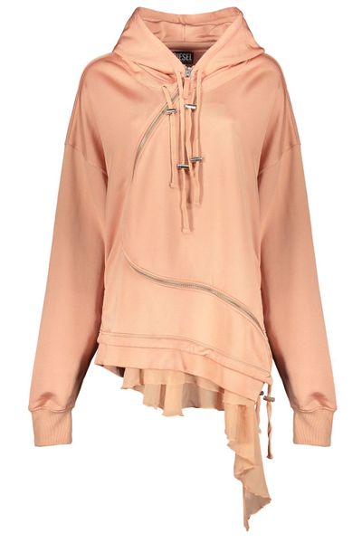 Diesel Asymmetric Drawstring Hoodie