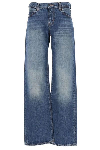 Frame The Saturday Low Rise Straight-Leg Jeans