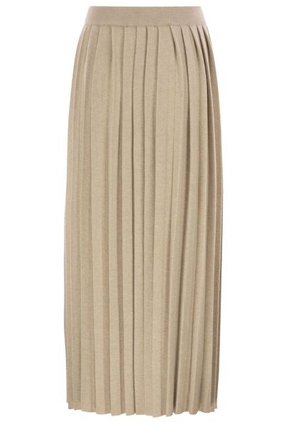Fabiana Filippi Long Pleated Skirt