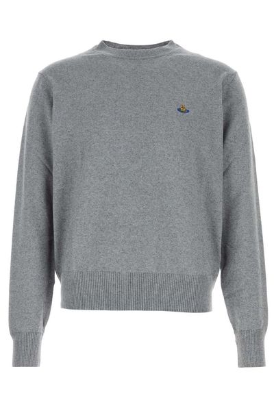 Vivienne Westwood Orb Embroidered Crewneck Jumper