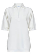 Max Mara Long Crepe Knitted Top