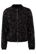 Herno Sequin Embellished Bomber Jacket