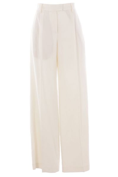 Brunello Cucinelli Pleat Detailed Wide Leg Pants