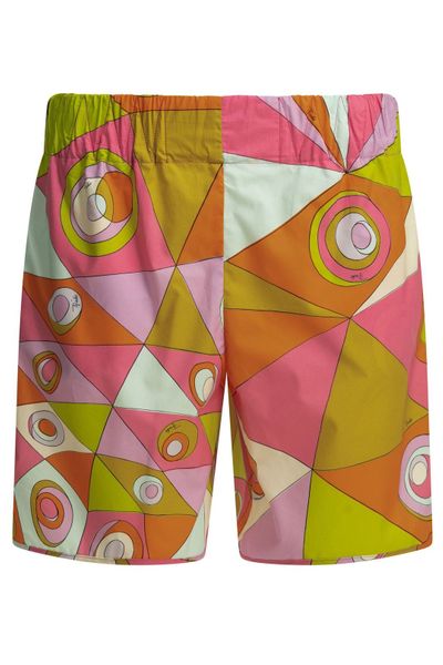 PUCCI Angoli Geometric Print Shorts