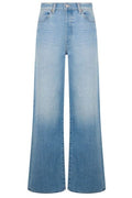 Mother Frayed Wide-Leg Jeans