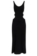 Chloé Crinkled-Effect Cut-Out Maxi Dress