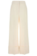 Valentino Pleat Detailed Wide-Leg Pants