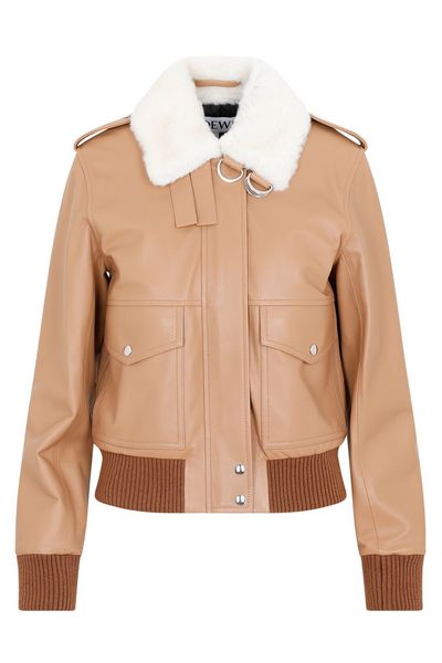 Loewe Zip-Up Leather Jacket