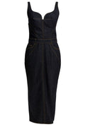 Givenchy Raw Denim Kickback Dress
