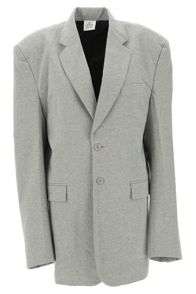 Vetements Single-Breasted Tailored Blazer