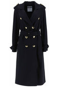 Moschino Heart Shaped Buttons Double Breasted Coat