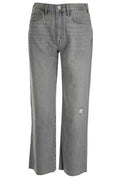Frame Le Jane Cropped Raw-Cut Hem Jeans