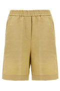 Nude Relaxed Fit Bermuda Shorts