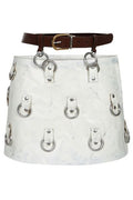 Prada Embellished Mini Skirt